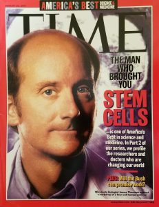 James Thomson on the cover of TIME magazine on Aug. 20, 2001.